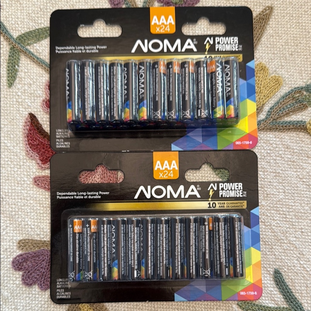 AAA Batteries - Black - 24 Pack *NEW
